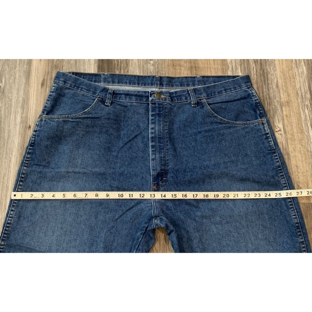 Wrangler Mens Authentic Jeans Sz 42X30 Premium Quality Denim Loose Straight Leg - Picture 6 of 11